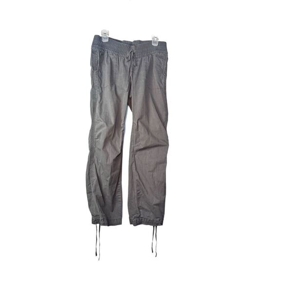 Old navy maternity  low wait slip on tie closure cargo type pants tie closure at - Picture 1 of 10